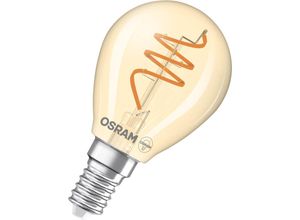 4058075836761 - Vintage 1906 Classic ist eine warmweiße dimmbare LED-Lampe in Miniballform mit spiralförmigem Filament Sie bietet 49 w für 470 lm E14 Fassung