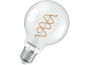 4058075836808 - OSRAM Vintage 1906 Globe ist eine warmweiße dimmbare LED-Lampe in klassischer Ballform mit spiralförmigem Filament Sie bietet 72 W für 806 lm E27