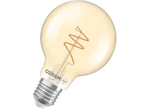 4058075836822 - Vintage 1906 Globe ist eine warmweiße dimmbare LED-Lampe in Ballform mit spiralförmigem Filament Sie bietet 49 w für 470 lm E27 Fassung