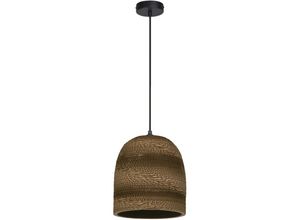 4058075837188 - Ledvance - Pendelleuchte Decor Cardboard Ball Bell braun aus Wellpappe E27 260 mm Durchmesser Leuchtenschirm aus recyceltem Material nachhaltig