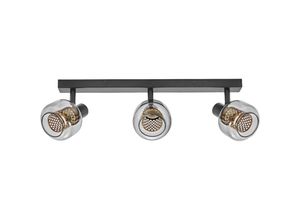 4058075838055 - Ledvance - Decor Spot Firefly Leuchte schwarz im Industrial Style 3 x 28 w 827 750 lm 2700 k Gehäuse aus Metall und Glas E14 Fassung einfache