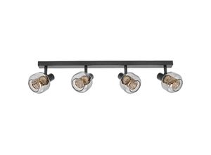 4058075838079 - Ledvance - Decor Spot Firefly Leuchte schwarz im Industrial Style 4 x 28 w 1000 lm 2700 k Gehäuse aus Metall und Glas E14 Fassung einfache