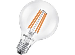 4058075839465 - LED-Lampe in klassischer Globeform mit dekorativem LED-Filament Energieeffizienzklasse a E27 5 w 1055 lm 2700 k warmweiß Ohne Aufwärmen