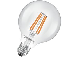 4058075839502 - LED-Lampe in klassischer Edisonform mit dekorativem LED-Filament Energieeffizienzklasse a E27 5 w 1055 lm 4000 k kaltweiß Ohne Aufwärmen