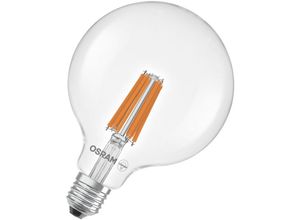 4058075839625 - LED-Lampe in klassischer Globeform mit dekorativem LED-Filament Energieeffizienzklasse a E27 22 w 470 lm 2700 k warmweiß Ohne Aufwärmen