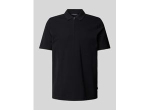 4058127690532 - Regular Fit Poloshirt mit kurzer Reißverschlussleiste