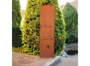 4058166059703 - HOME DELUXE - Rost Gartenschild WEG ZU DEN STERNEN - Made in Germany Edel Rost Garten Gartenschild 4058166059703 - HOME DELUXE - Rost Gartenschild WEG ZU DEN STERNEN - Made in Germany Edel Rost Garten Gartenschild