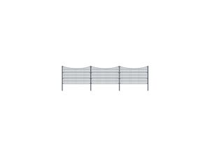 4058166150691 - HOME DELUXE Doppelstabmattenzaun anthrazit TAL versch Ausführungen 4058166150691 - HOME DELUXE Doppelstabmattenzaun anthrazit TAL versch Ausführungen