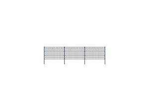 4058166151292 - HOME DELUXE Doppelstabmattenzaun anthrazit KREIS versch Ausführungen 4058166151292 - HOME DELUXE Doppelstabmattenzaun anthrazit KREIS versch Ausführungen