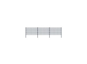 4058166153241 - HOME DELUXE Doppelstabmattenzaun anthrazit RAUTE versch Ausführungen 4058166153241 - HOME DELUXE Doppelstabmattenzaun anthrazit RAUTE versch Ausführungen