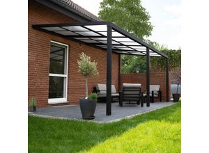 4058166167071 - HOME DELUXE Terrassenüberdachung SOLIS DELUXE - 290 x 295 x 233   272 cm Grau