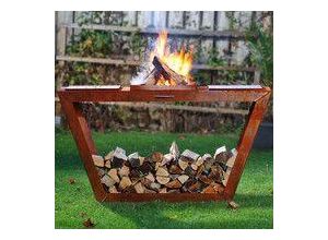 4058166184412 - Grillstelle und Holzlager PAULO - Mehr als es aussieht -MADE IN GERMANY-