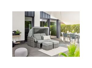 4058166242884 - HOME DELUXE Strandkorb HOLBY - mit Abdeckung