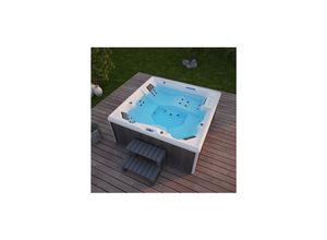 4058166243690 - HOME DELUXE Outdoor Whirlpool STREAM BIG inkl Treppe und Thermoabdeckung 4058166243690 - HOME DELUXE Outdoor Whirlpool STREAM BIG inkl Treppe und Thermoabdeckung