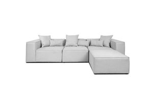 4058166244673 - HOME DELUXE Modulares Sofa VERONA - versch Ausführungen-L hellgrau