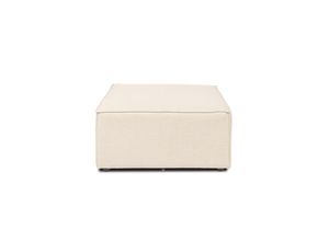 4058166244703 - Modulares Sofa verona Farbe Beige Ausführung Beige Hocker Sofahocker Sitzhocker Beistellhocker - Home Deluxe