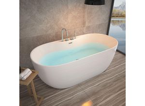 4058166245946 - HOME DELUXE Badewanne LENI mit Armatur-EOL-