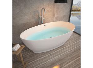 4058166245960 - HOME DELUXE Freistehende Badewanne DELIA