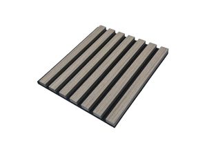 4058166247162 - Akustikpaneel sonic - 80 x 40 cm Farbe Grey Oak Menge 9 Holz Akustikpaneele Wandpaneel Akustik - Home Deluxe 4058166247162 - Akustikpaneel sonic - 80 x 40 cm Farbe Grey Oak Menge 9 Holz Akustikpaneele Wandpaneel Akustik - Home Deluxe