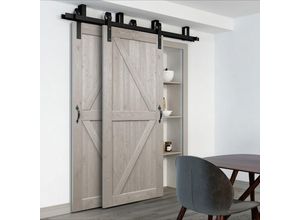 4058166248268 - HOME DELUXE Doppelholzschiebetür SOLIA – 205 x 105 cm