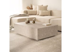 4058166273734 - Couchtisch Marmor amiri xxl Farbe Beige Größe 120 x 35 x 80 cm Couchtisch Marmor Marmor Tisch - Home Deluxe