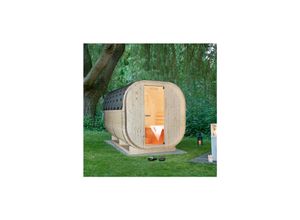 4058166277725 - Outdoor Sauna cube Größe m Sauna Outdoor-Sauna Holzsauna Im - Home Deluxe