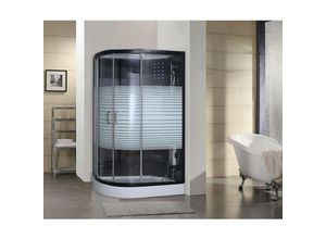 4058166998071 - Komplettdusche black pearl - Maße 120 x 80 cm Links - inkl Regendusche Radio und ZubehörI Duschtempel Fertigdusche Dusche Duschtempel - Home 4058166998071 - Komplettdusche black pearl - Maße 120 x 80 cm Links - inkl Regendusche Radio und ZubehörI Duschtempel Fertigdusche Dusche Duschtempel - Home