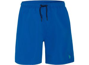 4058213094701 - US POLO ASSN Badehose Tunnelzug uni für Herren blau XL