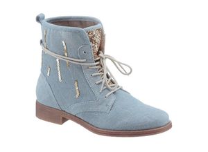 4058219164217 - Große Größen Schnürboots jeansblau Gr42