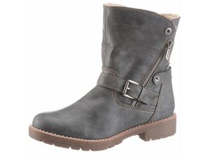 4058219277566 - Große Größen Winterboots dunkelgrau Gr36