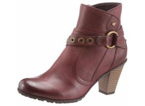 4058219281730 - Große Größen Stiefelette bordeaux Gr36