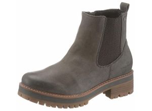 4058219509735 - Große Größen Tom Tailor Chelseaboots anthrazit Gr36