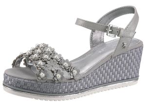 4058219667893 - Große Größen TOM TAILOR Sandalette grau Gr38