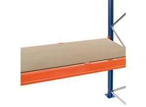 4058255037742 - Schulte Lagertechnik Spanplatten-Ebene für Palettenregale Stärke 38 mm B 1350 x T 1100 mm für Holmtiefe 50 mm versenkt inkl Tiefenauflagen 4058255037742 - Schulte Lagertechnik Spanplatten-Ebene für Palettenregale Stärke 38 mm B 1350 x T 1100 mm für Holmtiefe 50 mm versenkt inkl Tiefenauflagen