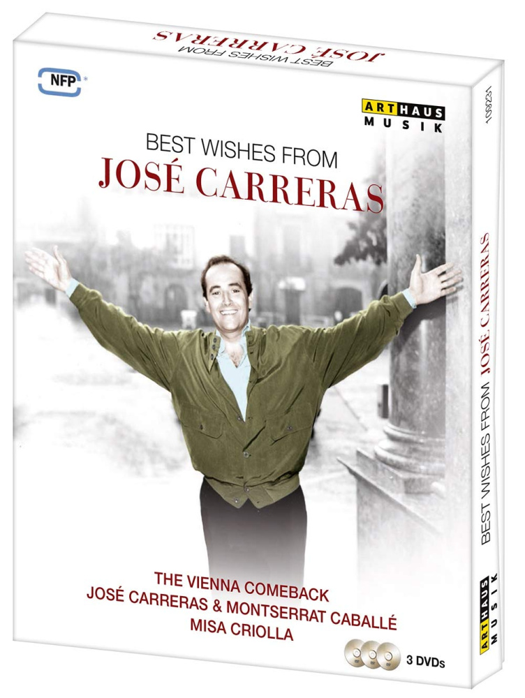 4058407092315 - Ariel Ramirez - GEBRAUCHT Best wishes from José Carreras [3 DVDs] - Preis vom 02072023 051058 h