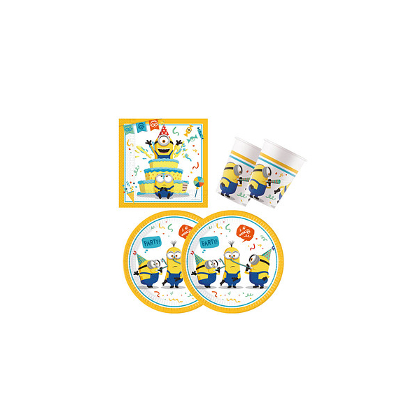 4058411374292 - Dekoartikel mehrfarbig Partyset S Minions