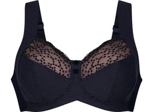 4058509432149 - Orely Entlastungs-BH Zierknöpfe Punkte für Damen blau 80C