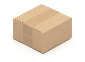 4058592287817 - Kk Verpackungen - 50 Faltkartons 150 x 150 x 80 mm Versand Karton Faltschachteln dhl Hermes - Braun