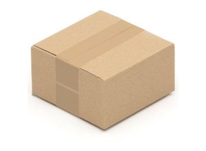 4058592287862 - Kk Verpackungen - 400 Faltkartons 150 x 150 x 80 mm Versand Karton Faltschachteln dhl Hermes - Braun
