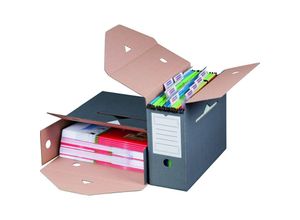 4058592373404 - Smartbox Pro - 10 x sbp-archivbox für hängemappen 330x120x265mm wiederverschließbar anthrazit