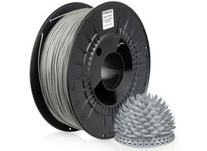 4058592511301 - 5 x ® 3D Drucker 175mm PLA Filament 1kg Spule Rolle Premium Aluminium Weiß RAL9006 - Aluminium Weiß - Midori