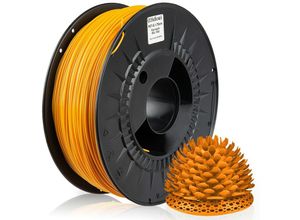 4058592511929 - 4 x MIDORI® 3D Drucker 175mm PETG Filament 1kg Spule Rolle Premium Signalgelb RAL1003 - Signalgelb