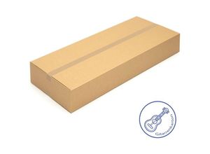 4058592612626 - Kk Verpackungen - 1 Gitarrenkarton 1180 x 475 x 165 mm Wellpappe Versandkartons Spezial Kartons - Braun