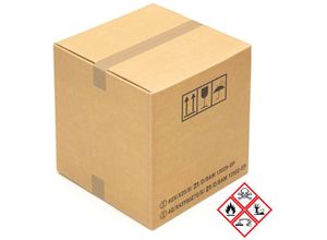 4058592614712 - Kk Verpackungen - 10 Gefahrgut Kartons 390 x 390 x 430 mm Wellpappe Versandkartons Gefahrstoffe - Braun