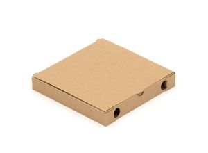 4058592615047 - Kk Verpackungen - 200 Pizzakartons 200 x 200 x 30 mm Pizzaschachteln Blanko Verpackungen braun - Braun