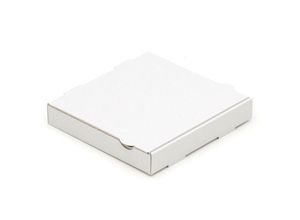 4058592615320 - 4800 Pizzakartons 240 x 240 x 40 mm Pizzaschachteln Blanko Verpackungen weiß - Weiß