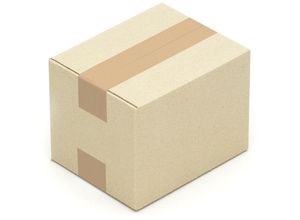 4058592761737 - 50 Graskartons 190 x 150 x 140 mm Grapapier Kartons Versandkartons aus Graspapier - Braun