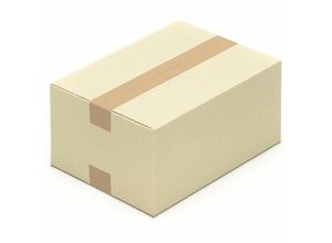 4058592762420 - Kk Verpackungen - 25 Graskartons 330 x 240 x 160 mm Grapapier Kartons Versandkartons aus Graspapier - Braun