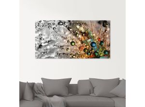 4058661011398 - Glasbild ARTLAND Farbenfrohe Natur Bilder Gr B H 125 cm x 50 cm Glasbild Blumen 1 St bunt Glasbilder in verschiedenen Größen