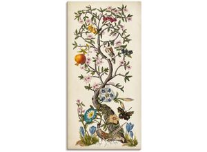 4058661372321 - Wandbild ARTLAND Chinoiserie Natur I Bilder Gr B H 75 cm x 150 cm Leinwandbild Pflanzen Hochformat 1 St beige (naturfarben) Bild Poster Bilder als Alubild Leinwandbild Wandaufkleber oder in versch Größen